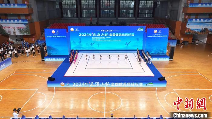 2024年全国健美操锦标赛在江西上饶开幕百余支队