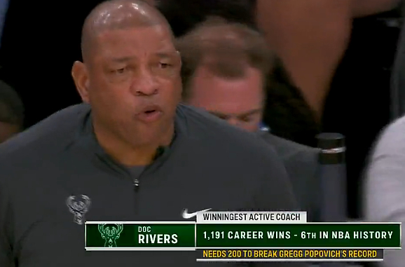 快船主帅里弗斯执教生涯逼近历史胜场纪录